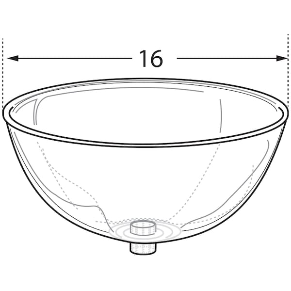 Clear Plastic Bowl 16 Diameter X 8 Deep